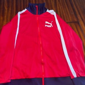 Puma T7 Track ‘68 Jacket - Red White Blue - Size XL